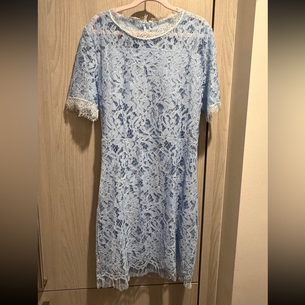 Baby Blue Lace Dress Bought in Korea